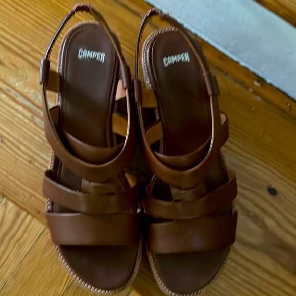 Camper Wedge Sandals - Picture 1 of 5